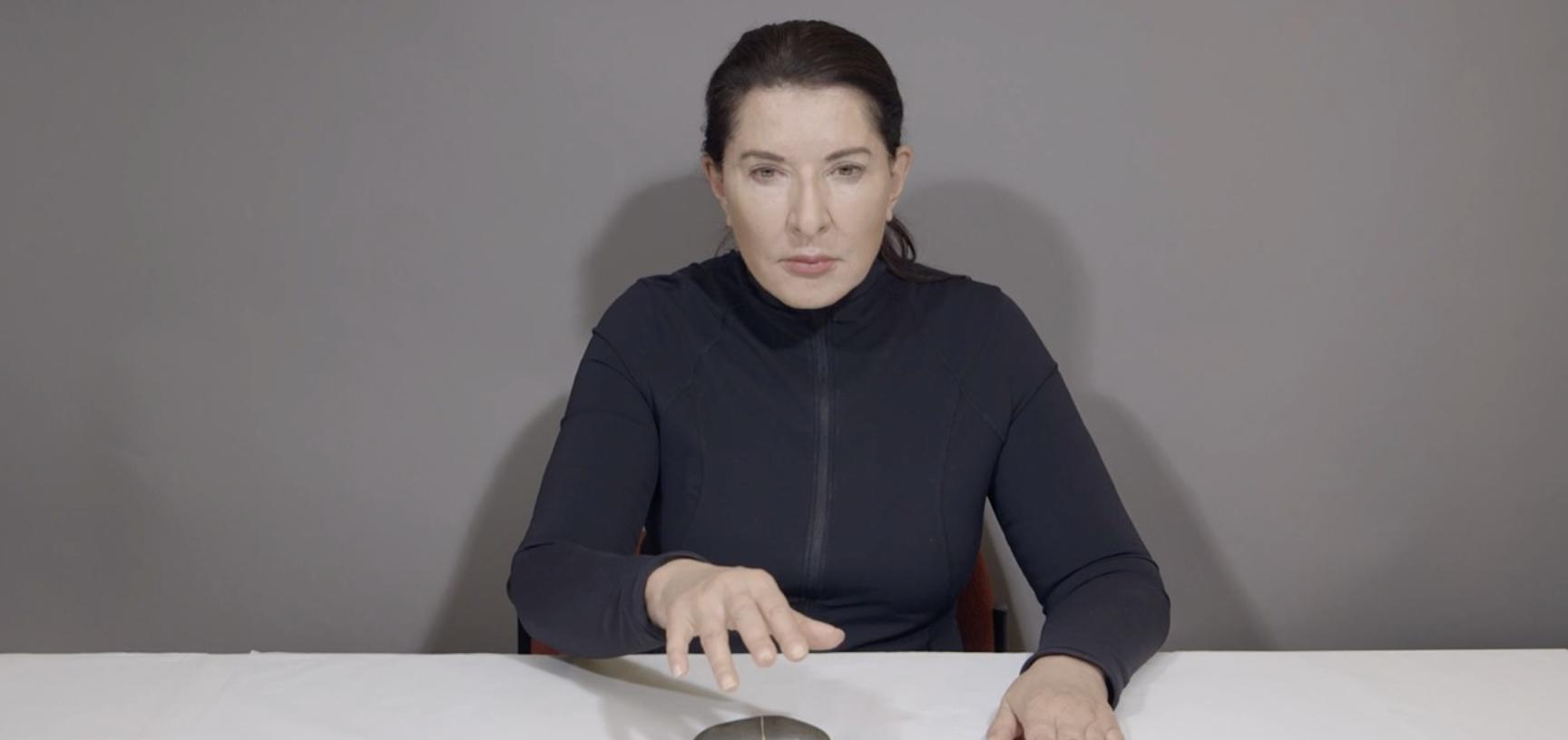 Still from the video ‘Presence and Absence’, Marina Abramović, 2022.