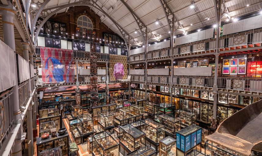 Interior view of Pitt Rivers Museum